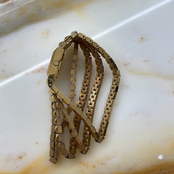 Burberry gold watch main image 7
